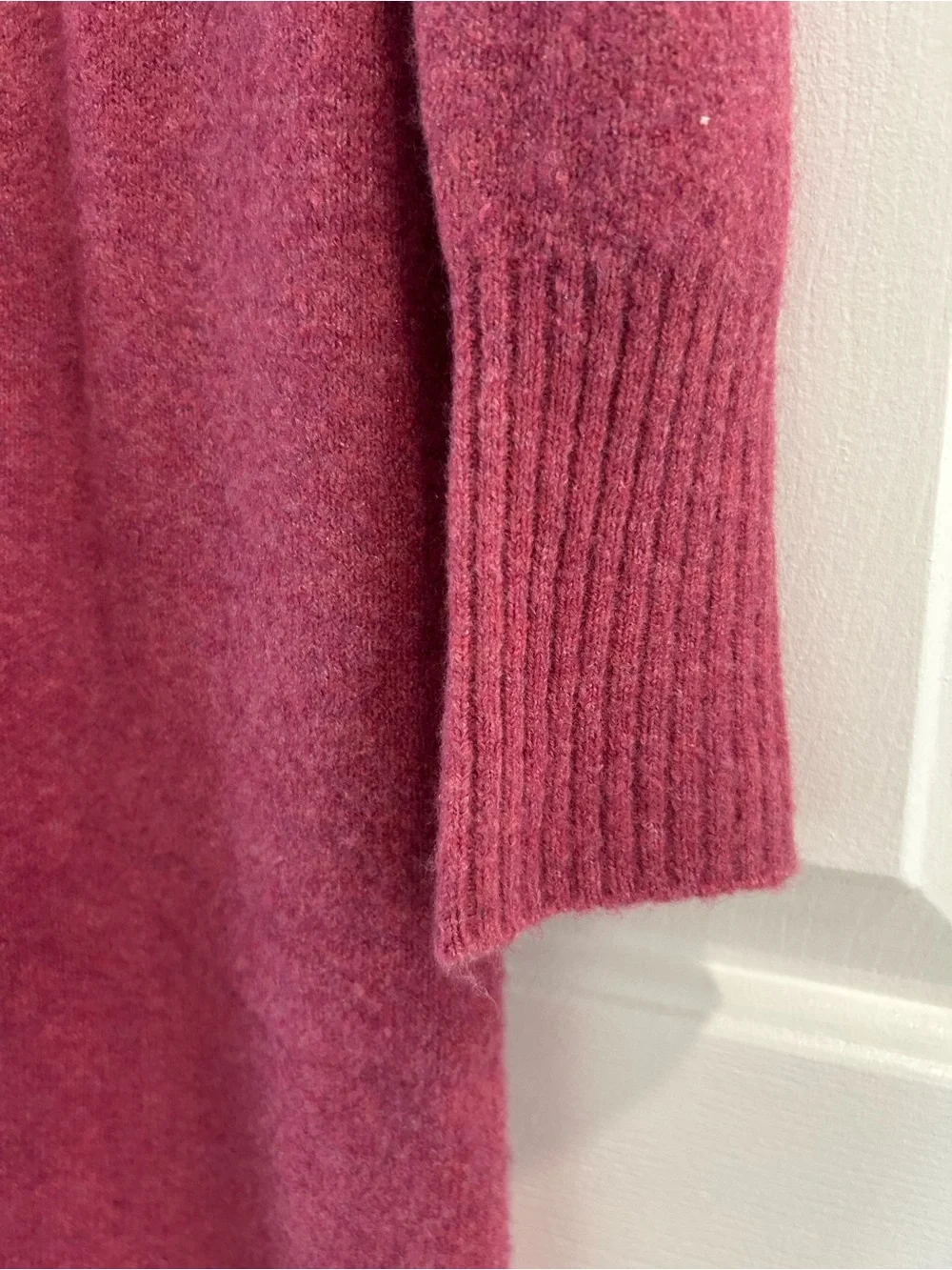 J Crew Sweater Dress in Berry Pink